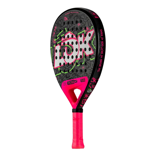 LOK Be Flow Gen 2 Pink/Green 2026 Padel Racket
