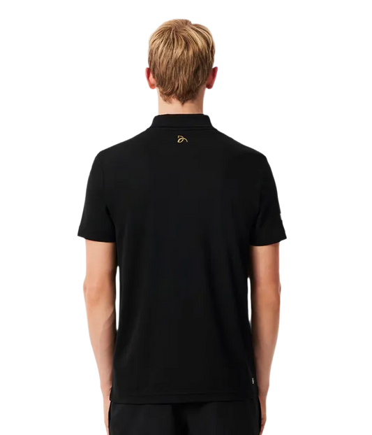 Polo Lacoste Novak Djokovic Negro 2025
