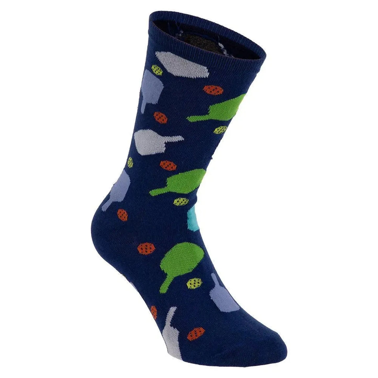 Pickleball Crew Socks Dark Blue