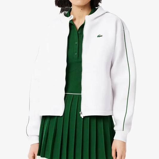 Women's Sport Hooded Tennis Jacket-Apparel-Lacoste-SF8641-S25-737-Tennis Express