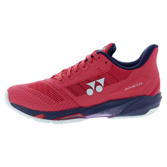 Men's Power Cushion AD-ACCEL All Court Tennis Shoes Sunset Red