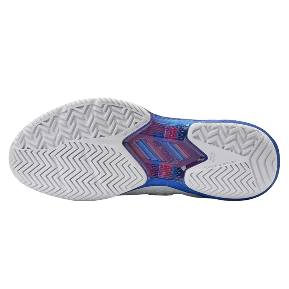 Men's Power Cushion AD-Accel Wide Tennis Shoes White and Purple