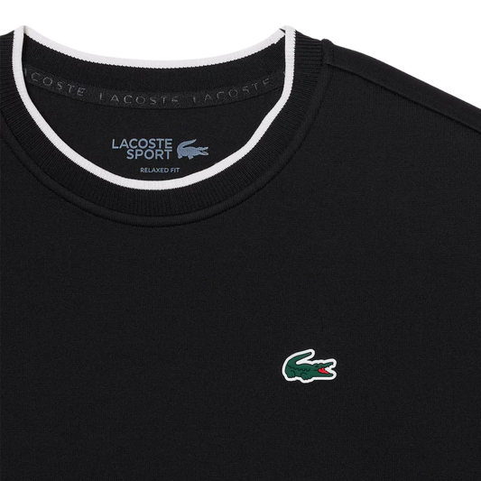 Sudadera Lacoste Con Relieve Negro 2025