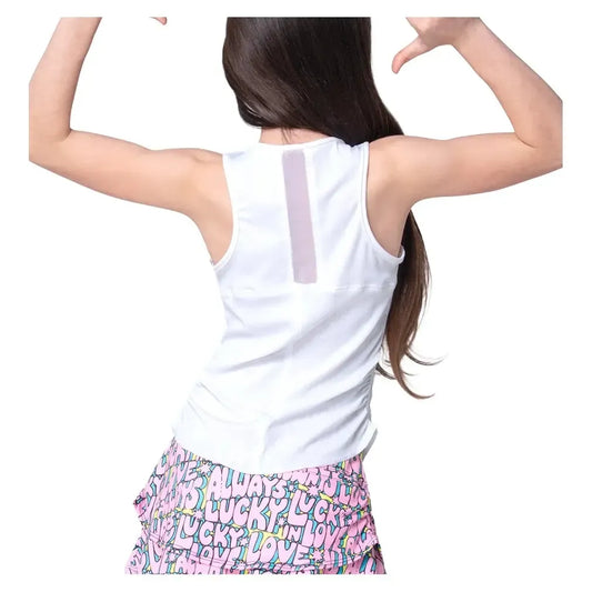 Girls' Always Lucky Tennis Tank Mulberry