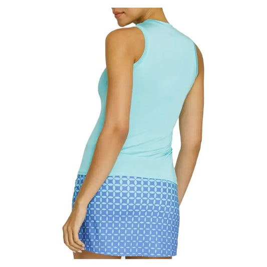 Women's Yolie Tennis Tank Aqua Sky