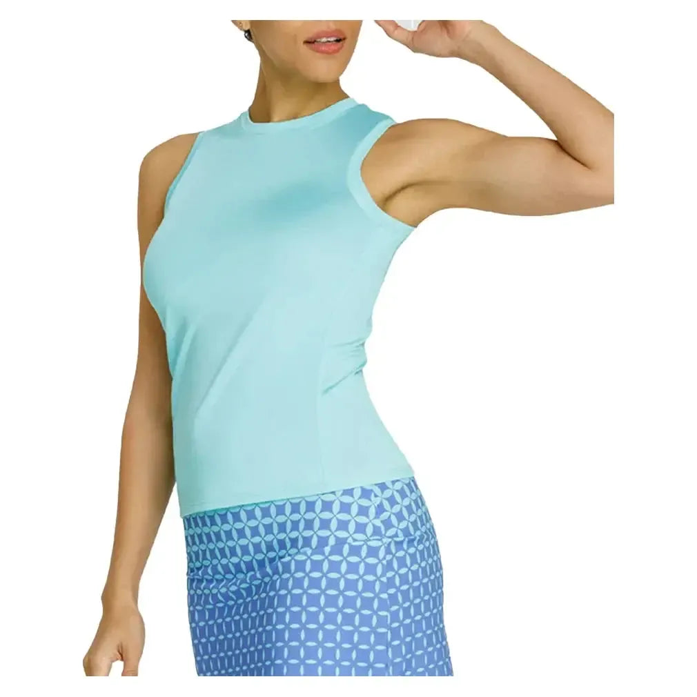 Women's Yolie Tennis Tank Aqua Sky