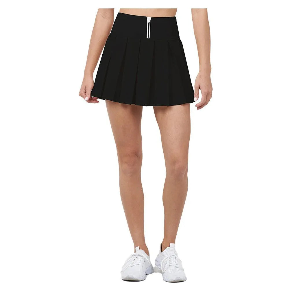 Women's Endure Piped Pleated Tennis Skort Black