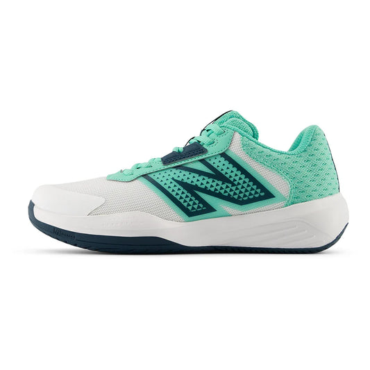 Women's 696v6 2E Width Tennis Shoes White and Deep End