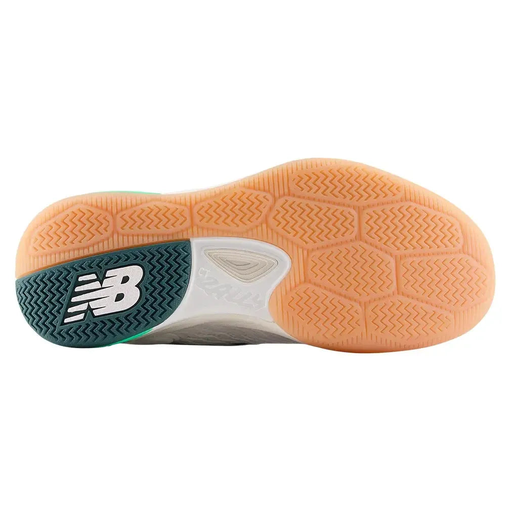 Women's Fresh Foam X CT-Rally v2 B Width Tennis Shoes Sea Salt and Lime Leaf