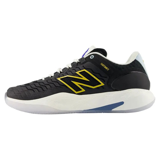 Women's Fresh Foam X CT-Rally v2 B Width Tennis Shoes Black and Apollo Gold
