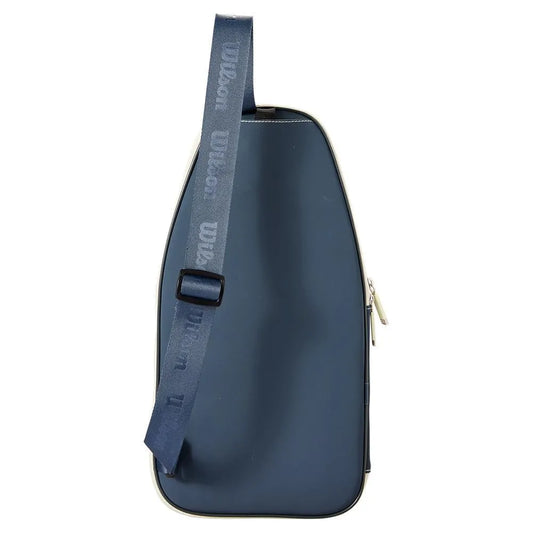 Soft Full Cover Pickleball Bag Blue and Cream