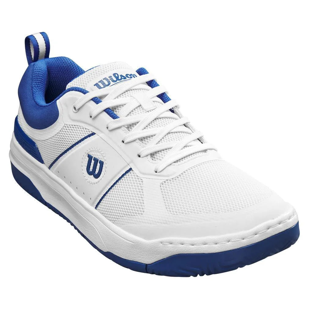 Men's Pickle Pro Pickleball Shoes White and Deja Vu Blue