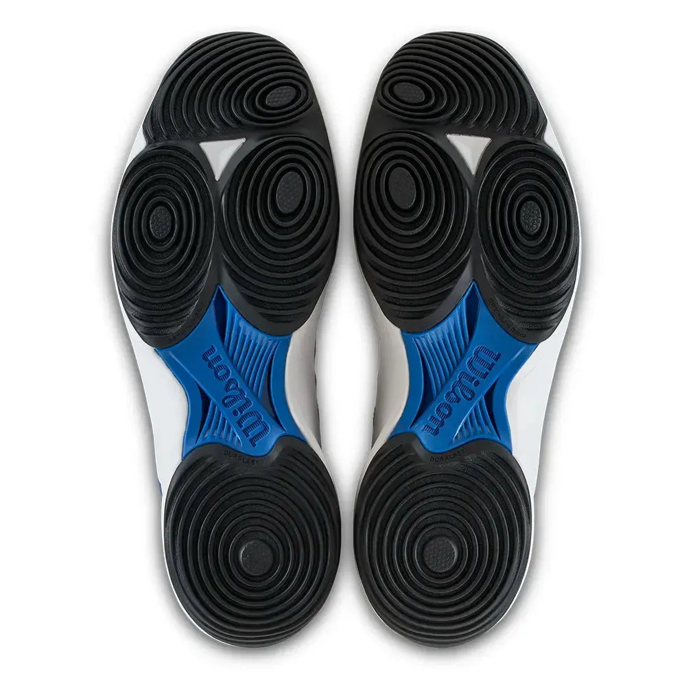 Men's Hurakn Pro V2 Padel Shoes White and Deja Vu Blue