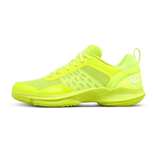 Men's Hurakn Pro V2 Padel Shoes Safety Yellow and White