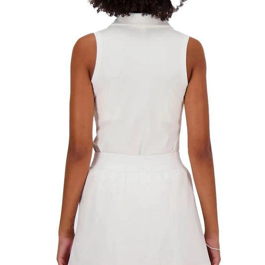 Women's Collared Tournament Tennis Tank White-Apparel-New Balance-WT41402-WTS24-2-Tennis Express