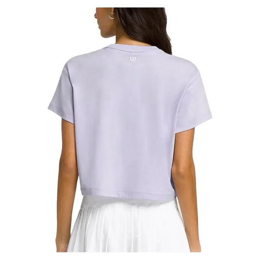 Women's Harper Crop Tennis Tee Lavender