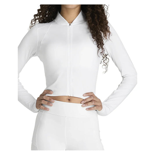 Women's All Day Full Zip Tennis Jacket Bright White