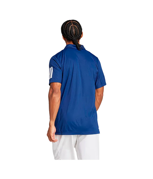 Polo Adidas Club 3STR Azul Marino 2025