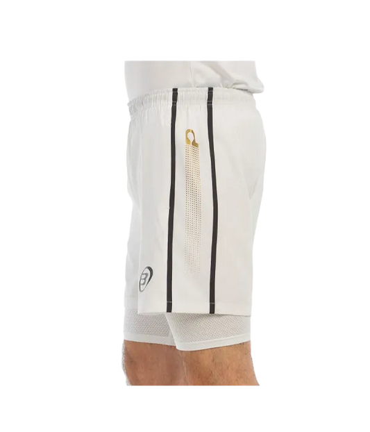 Pantalón Bullpadel Barde White 2025
