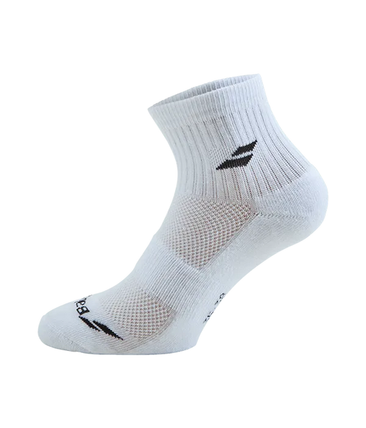 Socks Babolat Quarter White (pack x3)