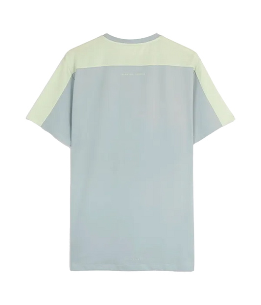 Camiseta NOX Pro Gris Claro/Verde