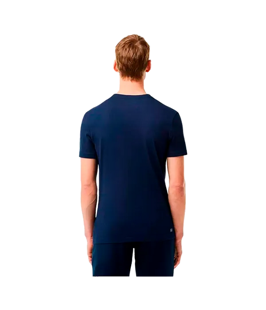 Camiseta Lacoste Regular Fit Algodon Azul Marino 2025
