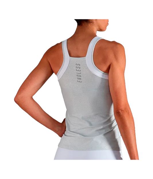Camiseta Endless Zephyr Blanco/Plata 2025