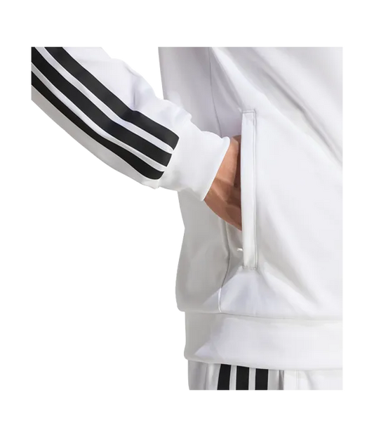 Chaqueta Adidas 3S Knit White 2025