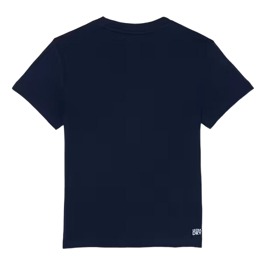 Camiseta Lacoste Ultra Dry Azul Marino Junior 2025