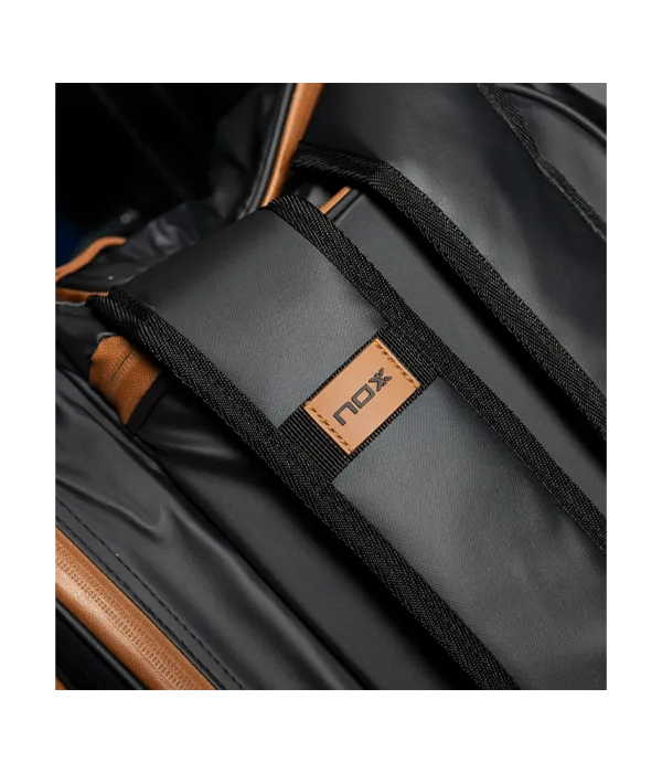 Padel Bag NOX Luxury Open Series Negro/Marrón