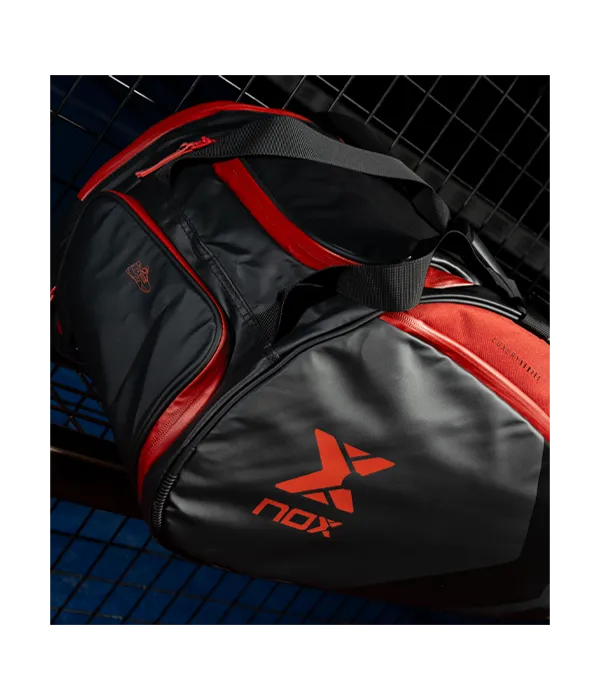 Padel Bag NOX Luxury Open Series Negro/Rojo