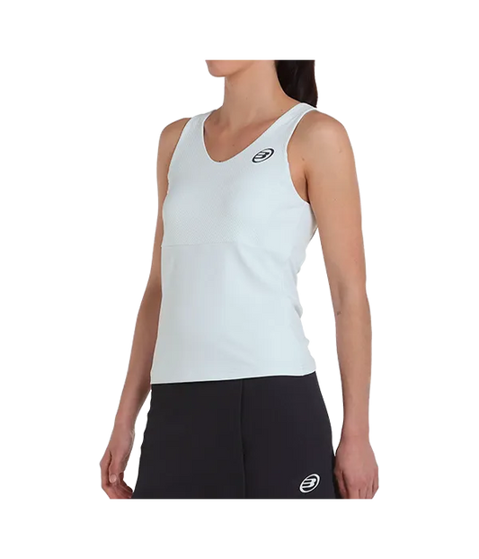 Camiseta Tirantes Bullpadel Porru Blanco