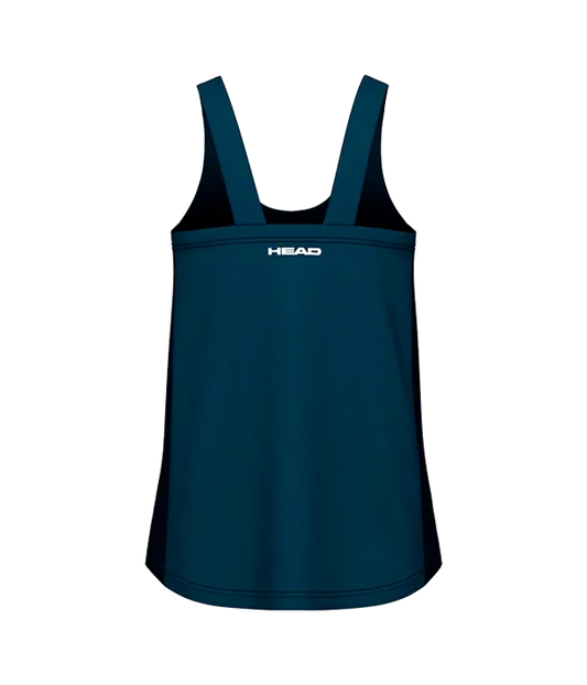 Camiseta de tirantes HEAD mujer Spirit Azul Marino 2025