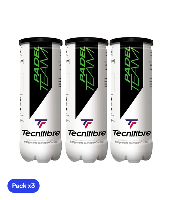 Balls Tecnifibre Padel Team (Pack x3)