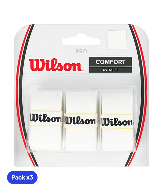 Overgrips Wilson Pro Comfort White (Pack x3)