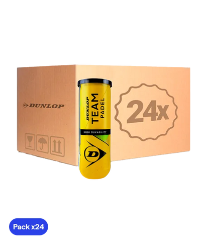 Box Balls  Dunlop Team Padel (Pack x24)