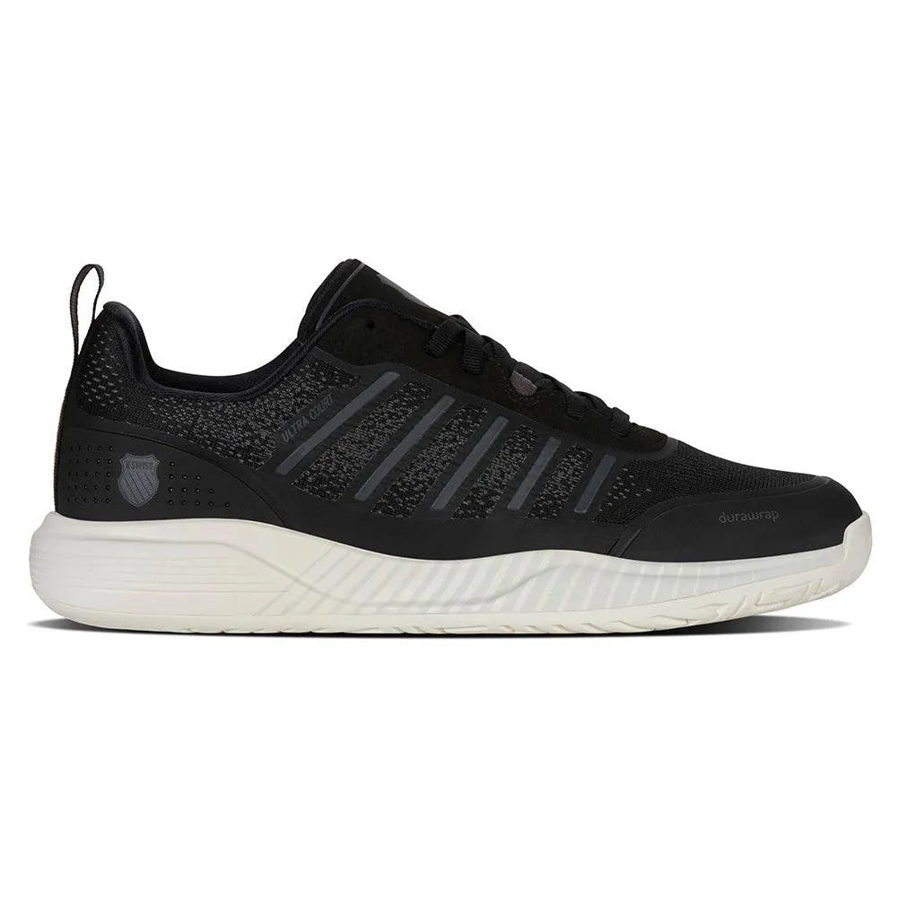 Men's Ultra Court Pickleball Shoes Black and Snow White