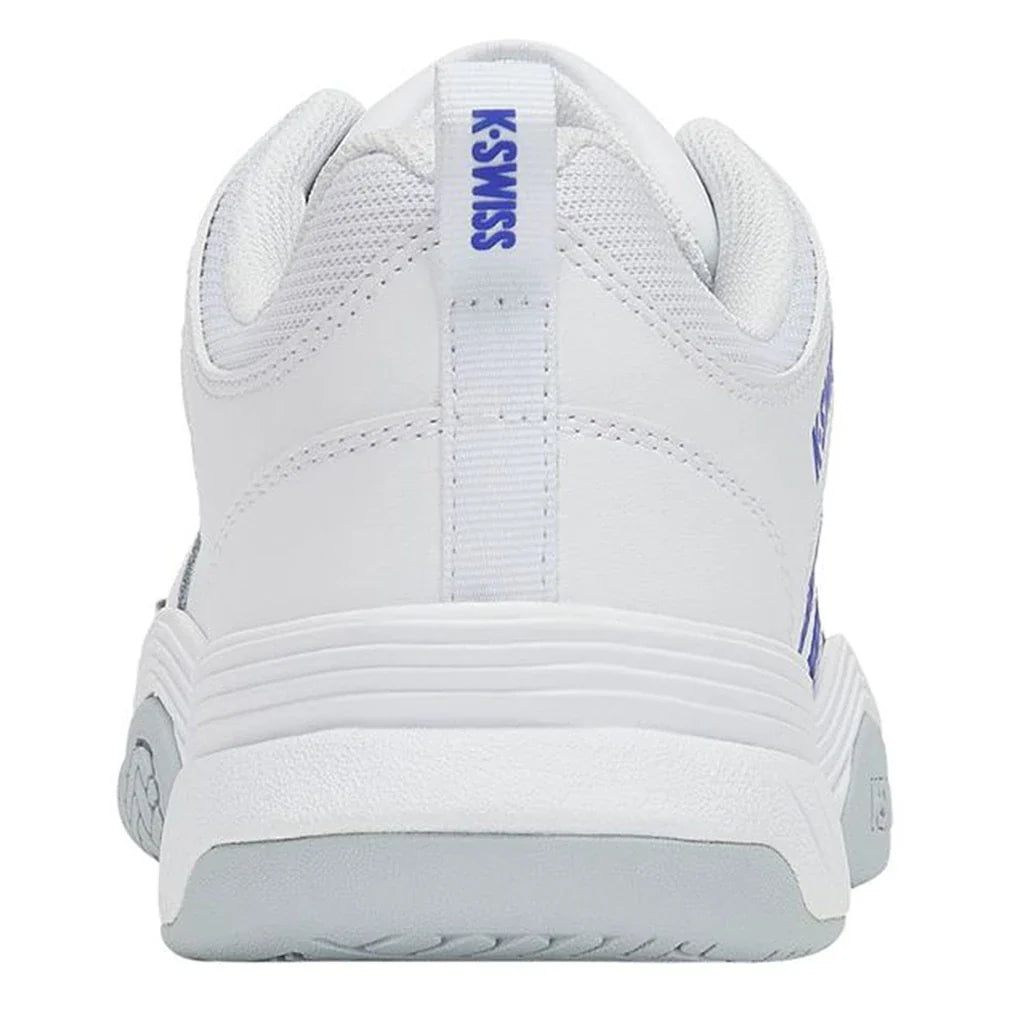 Men's Court Express 2 Tennis Shoes White and Dazzling Blue