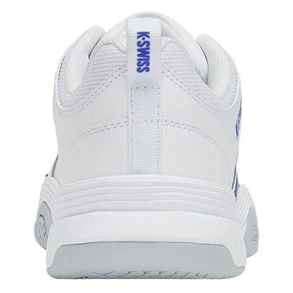 Men's Court Express 2 Tennis Shoes White and Dazzling Blue