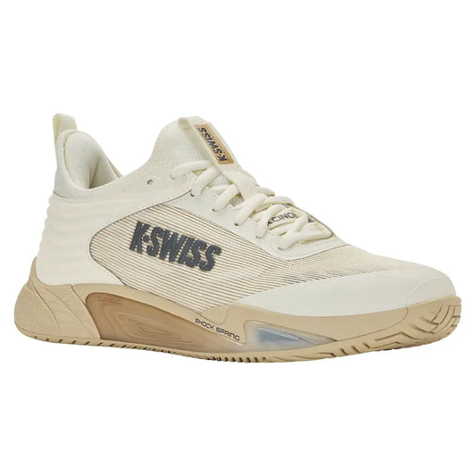 Men's Hypercourt Pinnacle Tennis Shoes Egret and Pale Khaki-Footwear-K-Swiss-04432-159U26-y-Tennis Express