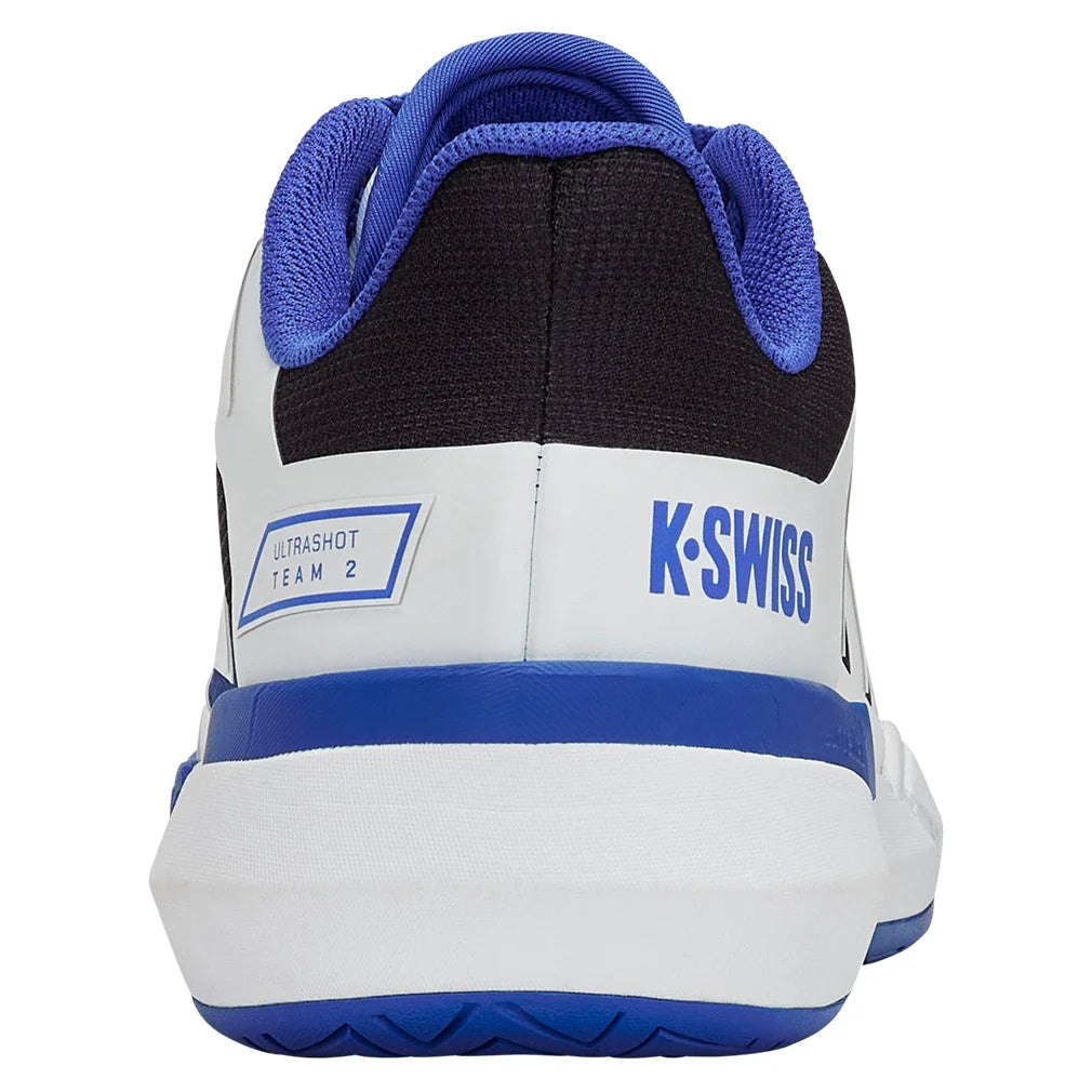 Men's Ultrashot Team 2 Tennis Shoes White and Dazzling Blue