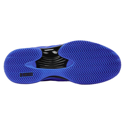 Men's Hypercourt Express 3 Clay Tennis Shoes Dazzling Blue and Black