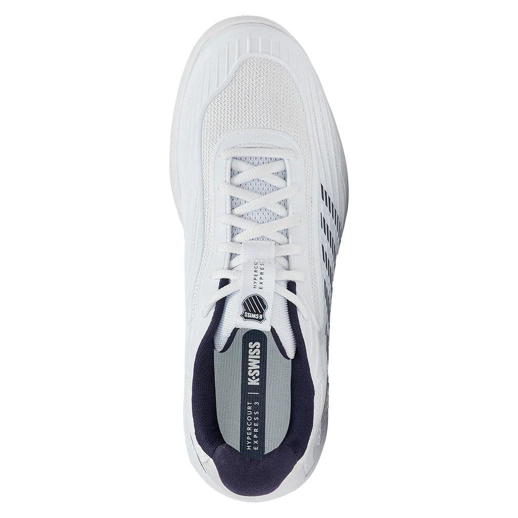Men's Hypercourt Express 3 2E Width Tennis Shoes White and Peacoat