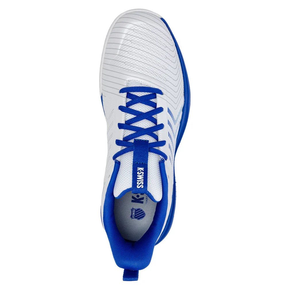 Men's Ultrashot Light Tennis Shoes White and Dazzling Blue