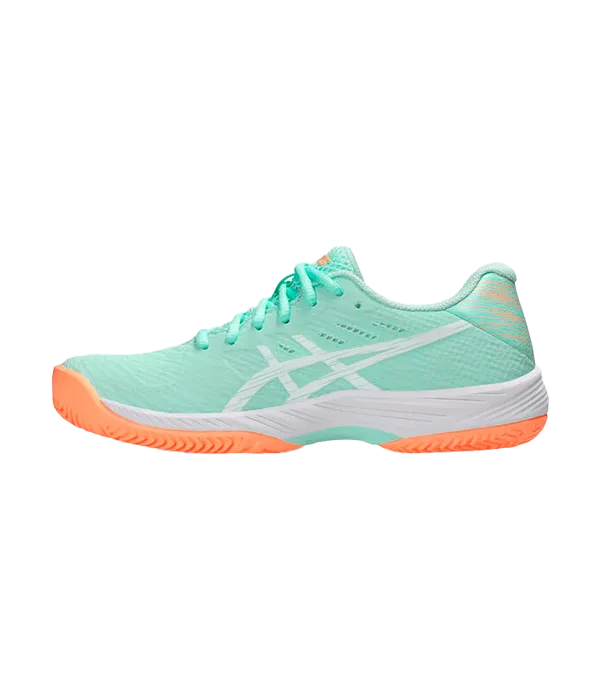 Padel Shoes Asics Gel-Game 9 Mujer Mint Tint/White