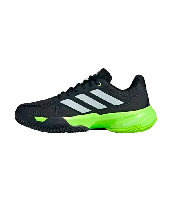 Padel Shoes Adidas CourtJam Control 3 Clay Negro/Amarillo Limon 2025