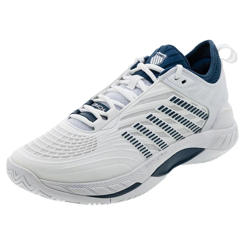 Men's Hypercourt Supreme 2 Tennis Shoes White and Stargazer-Footwear-K-Swiss-09071-135-M-Tennis Express