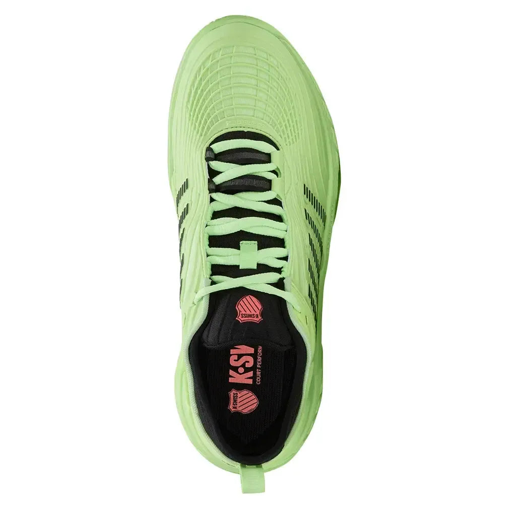 Men's Hypercourt Supreme 2 Tennis Shoes Soft Neon Green and Black