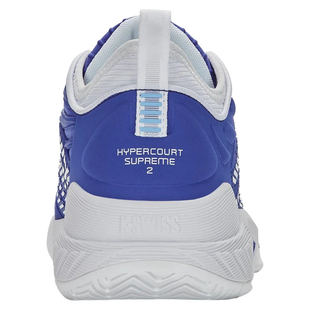 Men's Hypercourt Supreme 2 Tennis Shoes Dazzling Blue and White