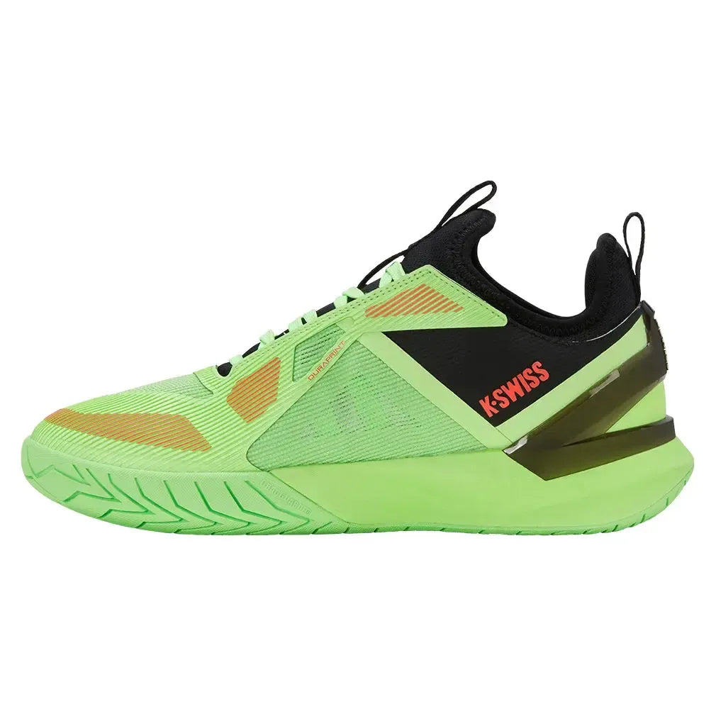 Men's K-Frame Speed Rublo Tennis Shoes Soft Neon Green and Black
